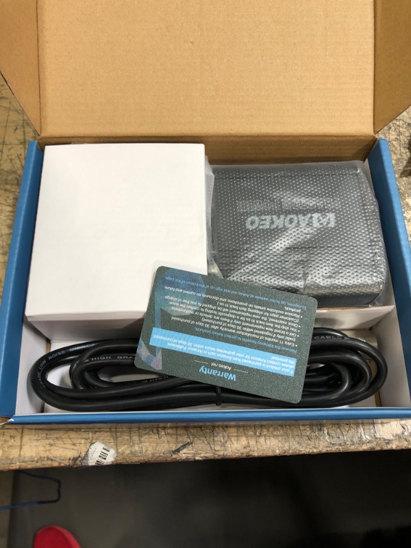 Photo 1 of Aokeo 1-Channel 48V Phantom Power Supply with Adapter, Bonus+XLR 3 Pin Microphone Cable for Any Condenser Microphone Music Recording Equipment
