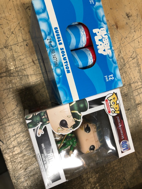 Photo 2 of Funko POP Movies: Power Rangers Rita Repulsa Toy Figure with BubblePlay Bubble Blower Bottles with Wands - 12 Pack 2 Oz Bottles 