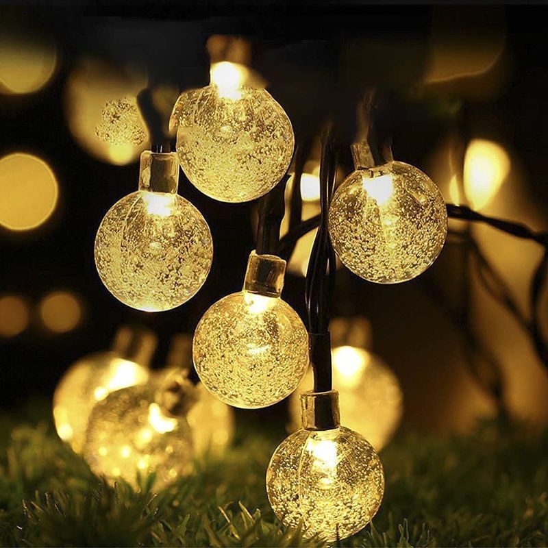 Photo 1 of Solar String Lights Outdoor, Solar Powered Outdoor Fairy Lights with 200 LED 72ft 8 Modes, Waterproof Lights