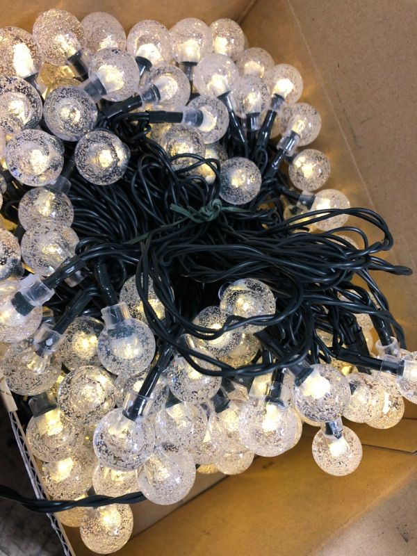 Photo 3 of Solar String Lights Outdoor, Solar Powered Outdoor Fairy Lights with 200 LED 72ft 8 Modes, Waterproof Lights