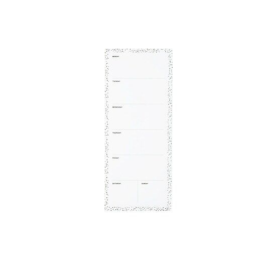 Photo 1 of Post-it Weekly Calendar Pad 2.9" X 4" White
set of 5