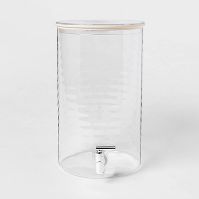 Photo 1 of 2.6gal Plastic Beverage Dispenser White - Threshold™



