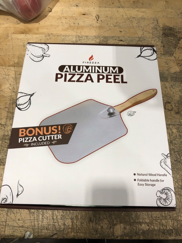 Photo 3 of -Metal Pizza Peel 12 Inch Pizza Paddle