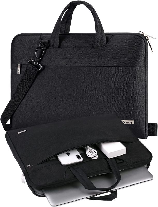 Photo 1 of  Laptop Bag 14 15 15.6 inch Carrying Case with Shoulder Strap,Slim Computer Sleeve Cover Compatible with MacBook Pro 16,Surface Laptop 3/4,HP...