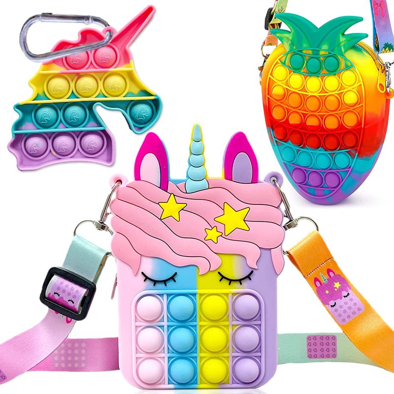 Photo 1 of BUNDLE OF( 2 ITEMS) POPET PURSE RAINBOW 