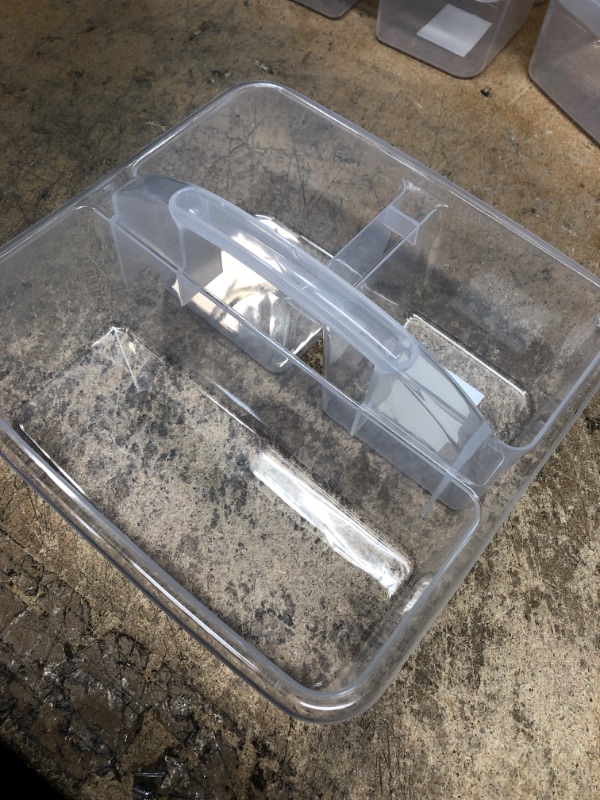 Photo 2 of PLASTIC UTILITY CADDY CLEAR