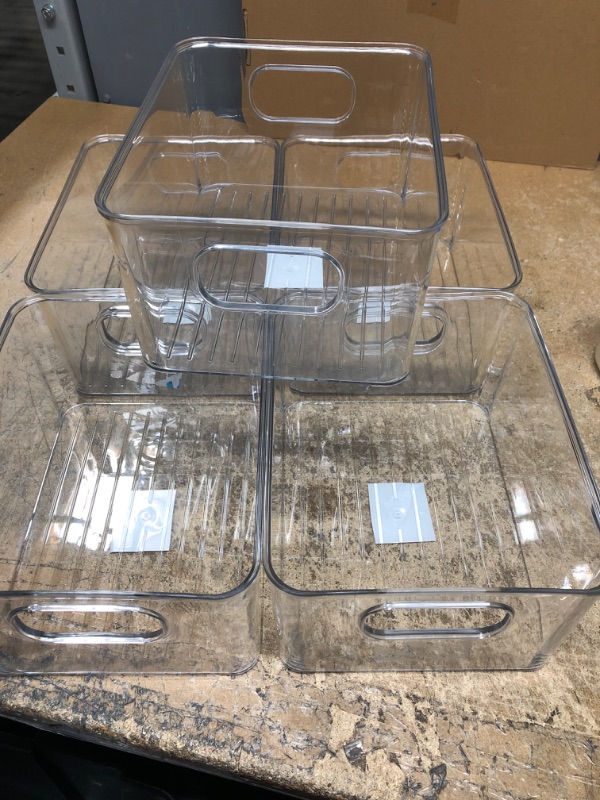 Photo 2 of  5  ClearSpace Plastic Storage Bins – Perfect Kitchen Organization or Pantry Storage – Fridge Organizer, Pantry Organization and Storage Bins, Cabinet Organizers