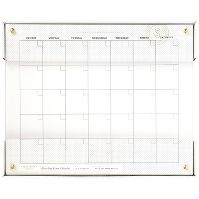 Photo 1 of 20"x16" Glass Dry Erase Calendar - Sugar Paper Essentials

