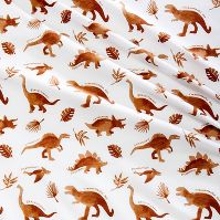 Photo 1 of ***Flat sheet only***Dinosaur Cotton Sheet Set Watercolor Brown - Pillowfort™
SIZE TWIN
