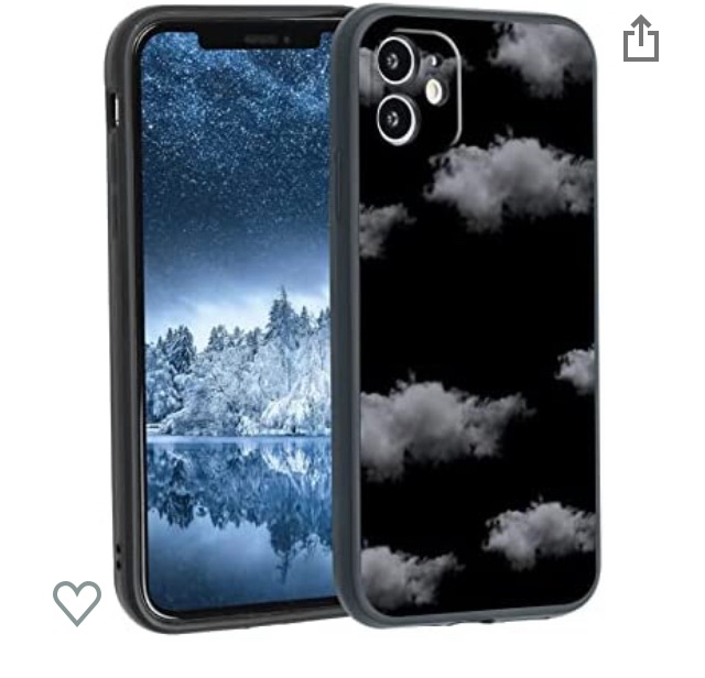 Photo 1 of IPHONE 12 CLOUD CASE ANTI SCRATCH SILICONE PROTECTIVE CASE 