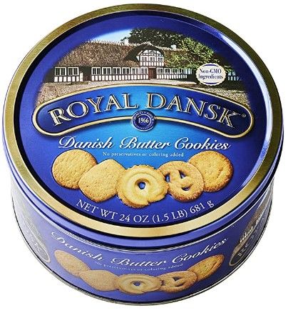 Photo 1 of (X3) Royal Dansk Danish Cookies Tin, butter, 24 Ounce
EX: 12/6/2023