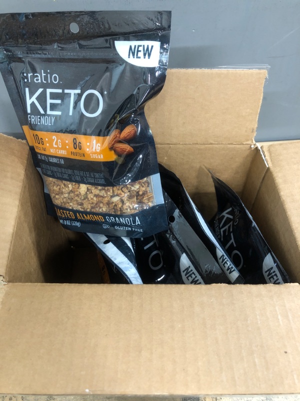 Photo 2 of :ratio Keto Friendly Toasted Almond Granola, 8 oz (Pack of 5)
EX: 10/13/2022