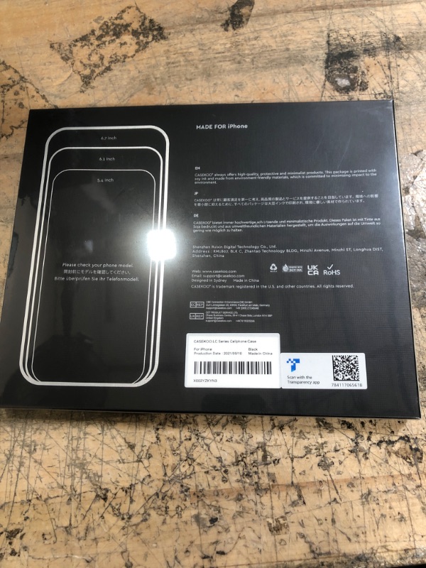 Photo 1 of CASEKOO Crystal Clear Designed for iPhone 13 Pro Case
