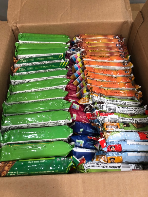 Photo 2 of Healthy Snacks Bars Bulk Variety Pack - Office Snacks, School Lunches, Meetings - Office Snack Station 120 Count