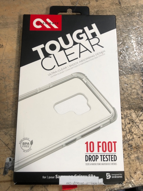 Photo 2 of Case-Mate Tough Case for Samsung GS9+ in Clear