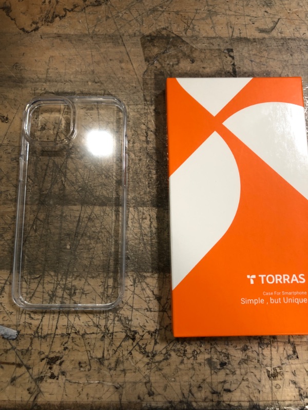 Photo 2 of TORRAS Crystal Clear Compatible for iPhone 13 Pro Case 6.1 Inch, Non Yellowing Slim Fit Ultra Thin Flexible Silicone TPU Shockproof Compatible for iPhone 13 Pro Case, Crystal Clear
