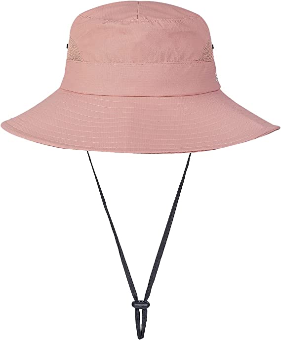 Photo 1 of (x3) ROYAL MATRIX Womens Ponytail Sun Hats Outdoor Bucket Hat UV Protection Fishing Hats Wide Brim Windproof Foldable Beach hat
