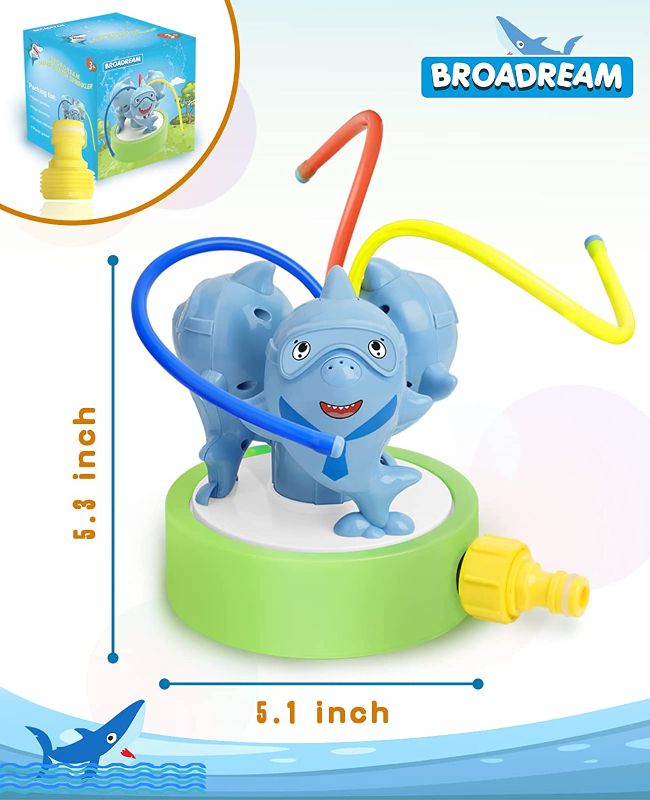 Photo 1 of BROADREAM Sprinkler for Kids, Outdoor Water Toys for Toddlers Ages 3+