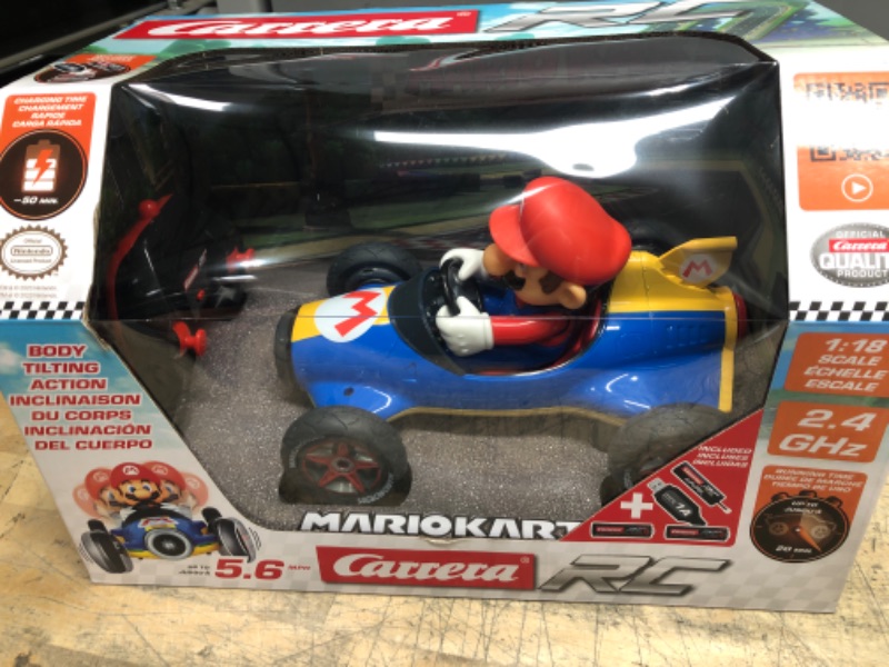 Photo 2 of Carrera RC Mario Kart - Mach 8 Mario