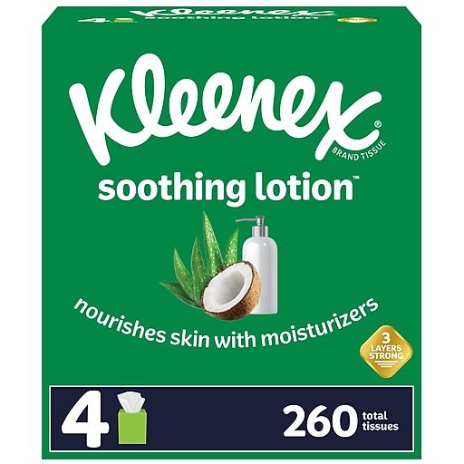 Photo 1 of 3 PACK---Kleenex Soothing Lotion Facial Tissue

