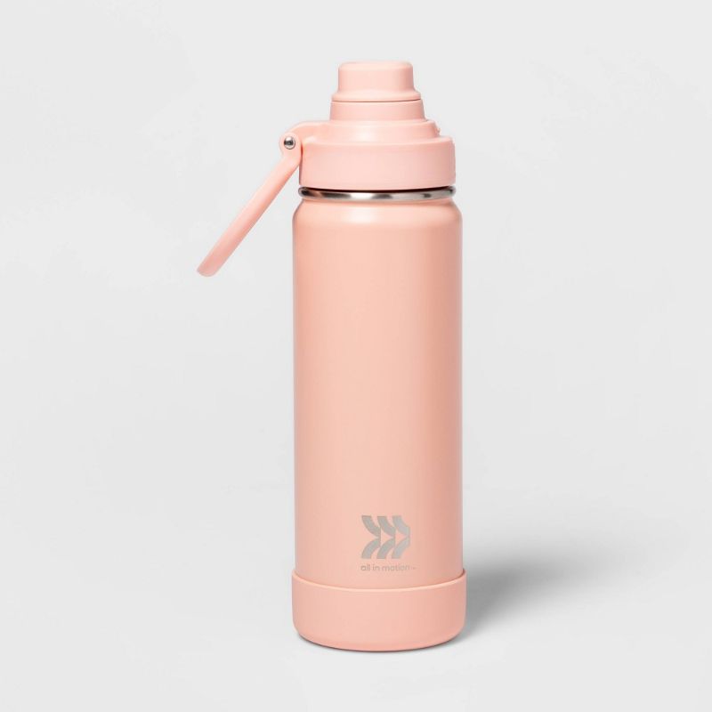 Photo 1 of 24oz Vacuum Insulated Stainless Steel Water Bottle Proud Peach - All in Motion
