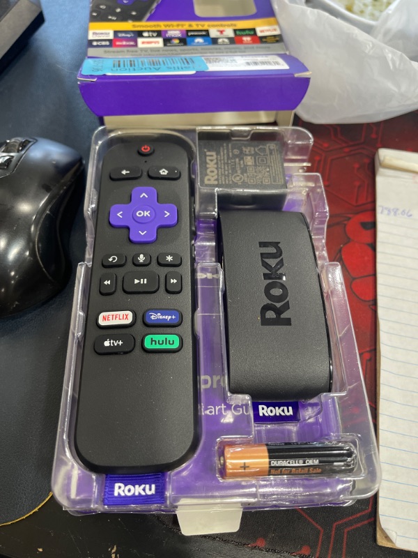 Photo 3 of Roku Express 4K+:Streaming Device HD/4K/HDR, Fast Wi-Fi, Voice Remote with TV controls, and Premium HDMI Cable