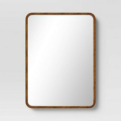 Photo 1 of 22" x 30" Rounded Rectangle Wall Mirror - Threshold™

