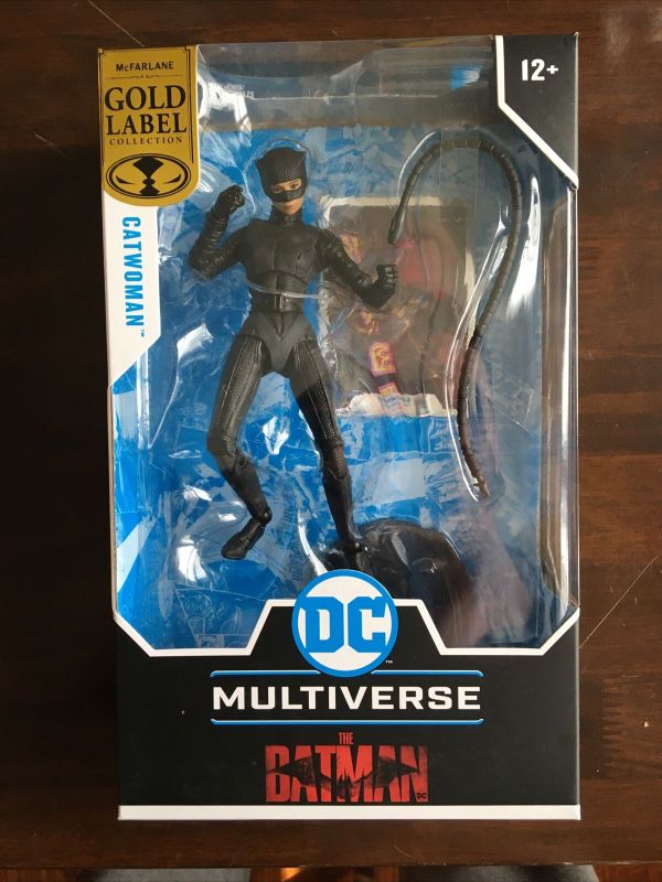 Photo 1 of 2022 DC Multiverse MCFARLANE GOLD LABEL COLLECTION Catwoman the BATMAN NEW
