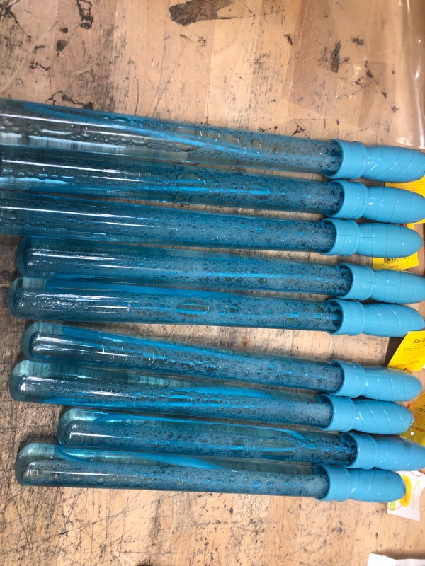 Photo 1 of BUNDLE OF 9 BLUE BUBBLE WANDS 