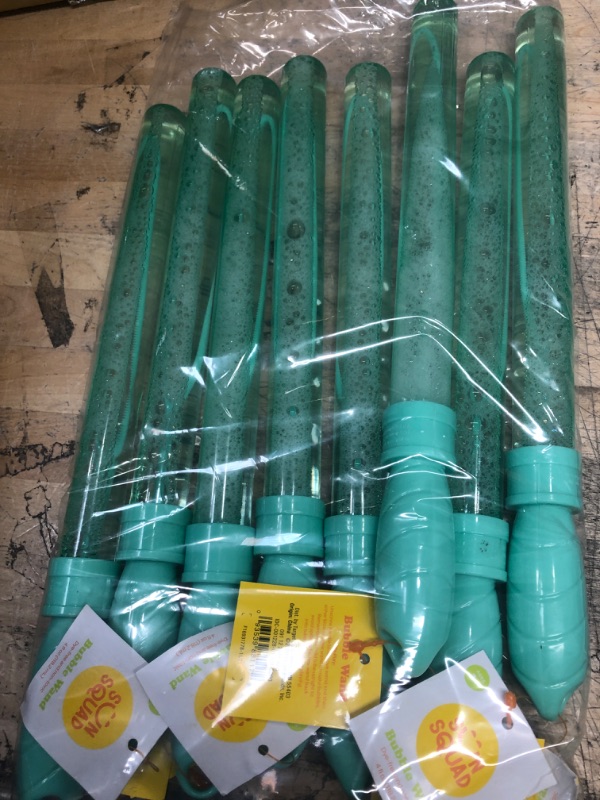 Photo 1 of BUNDLE OF  8 AQUA BUBBLE WANDS 