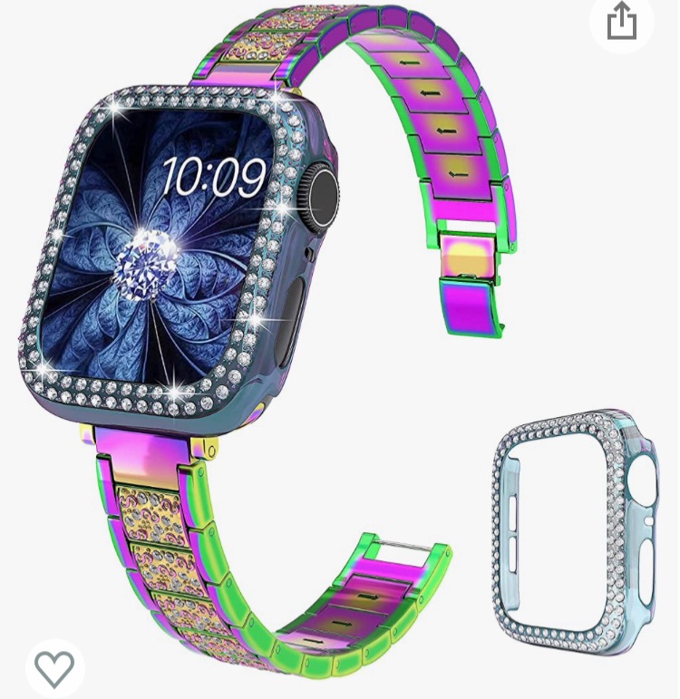 Photo 1 of choiche compatible for bling apple watch band 44mm