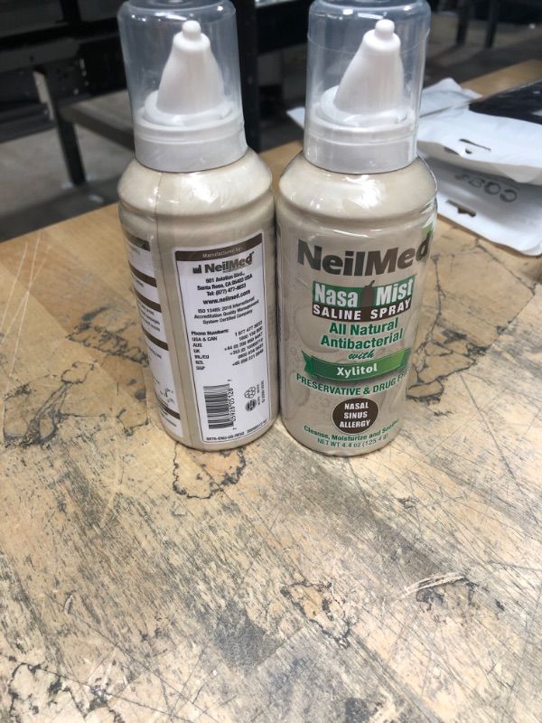 Photo 2 of * BUNDLE OF 2* NeilMed Nasamist Saline Spray with Xylitol 125 ML BEST USED 2025
