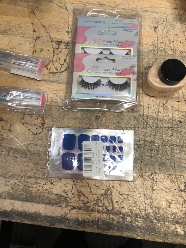 Photo 3 of * BUNDLE OF 5 ITEMS*  2-BEPHOLAN Clear False Eyelash Glue, Super Strong Hold for False Eyelashes, Latex Free, Lash Glue, Eyelash Adhesive, 0.176 oz , 1- BEPHOLAN 3 Pairs Faux Mink False Eyelashes (XMZ184), 1- Loose Baking Powder Banana, - 1- CLASSIC NAILL