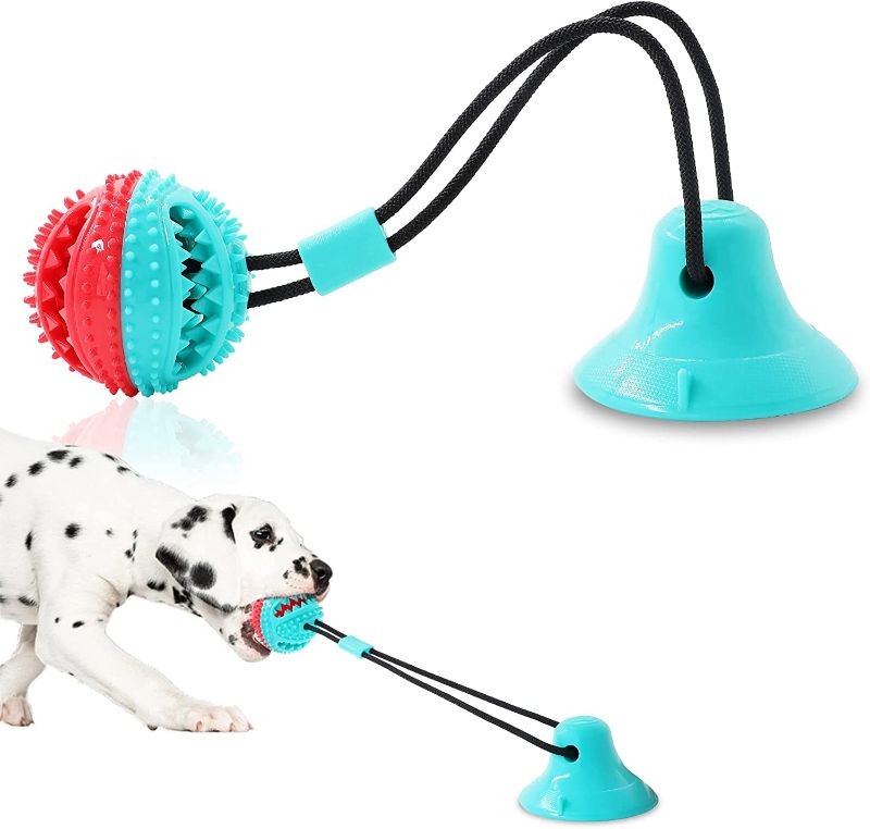 Photo 1 of * PICTURE FOR REFRENCE ONLY* Dog Toys, Dog Chew Toys for Aggressive chewers, Puppy Dog Training Treats Teething Rope Toys for Boredom, Dog Puzzle Treat Food Dispensing Ball Toys for Puppies Teething Small Dogs (Blue)

