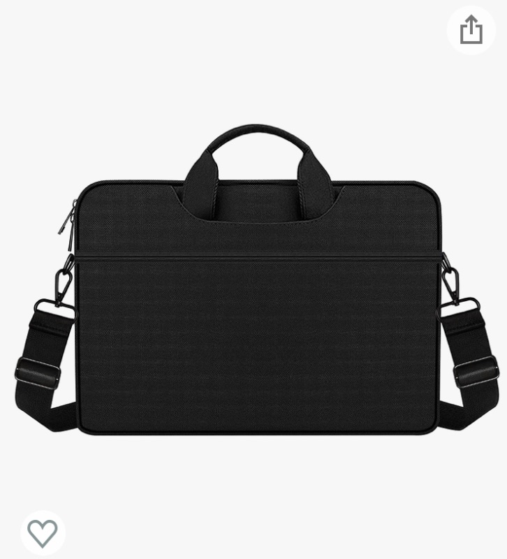 Photo 1 of Lightofhope Laptop Bag, Compatible with 15.6-13.3 Laptop Case for Men Women Computer Bag Briefcase Work Business Travel, Black