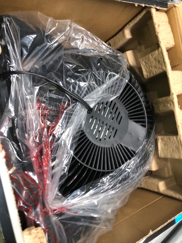 Photo 2 of 12 in. 3 Speed Whole Room Circulator Floor Fan