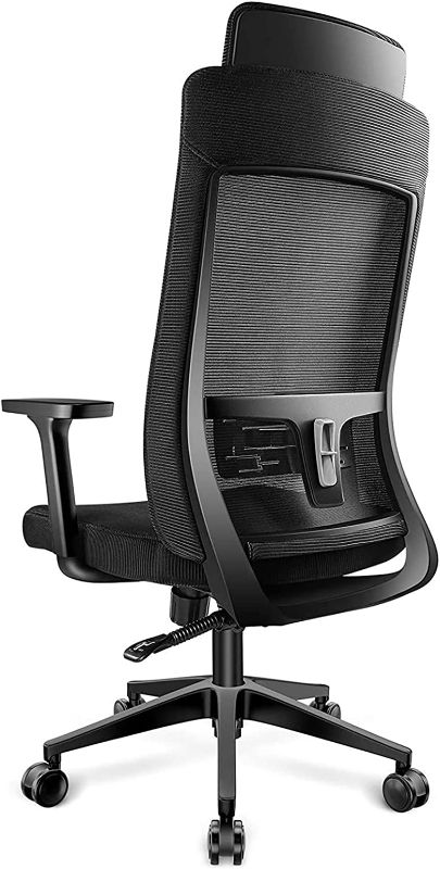 Photo 1 of DAVEJONES Ergonomic Office Chair - Computer Desk Chairs High Back with Lumbar Support, 3D Adjustable Arms
