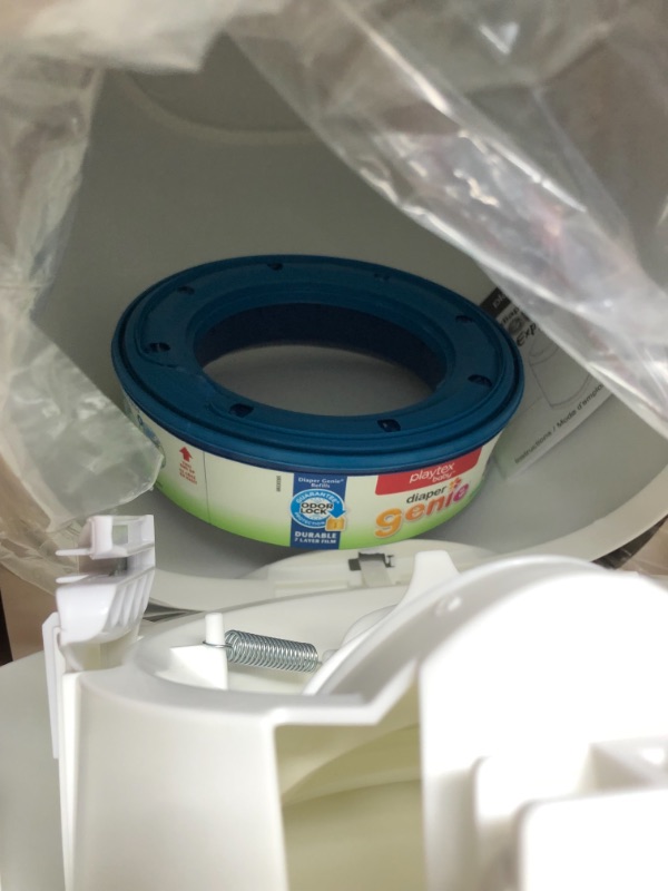 Photo 3 of Diaper Genie Expressions Pail | Odor-Controlling Baby Diaper Disposal System | Includes Diaper Pail & 1 Starter Refill Bag
