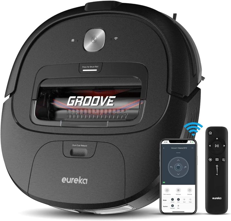 Photo 1 of ***Parts Only***eureka Groove Robot Vacuum Cleaner, Black