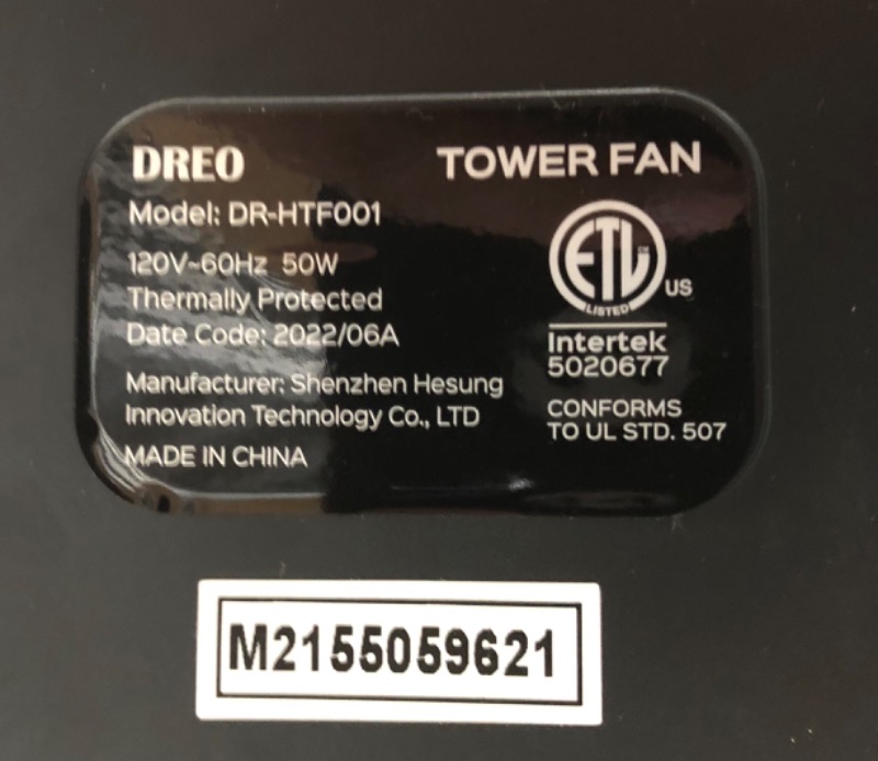 Photo 3 of Dreo Cruiser Pro T1 Tower Fan