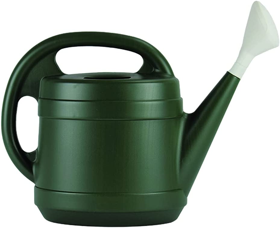 Photo 1 of 2-Gallon Plastic Watering Can - The HC Companies 18"x7.5"x14.75" in Green Color