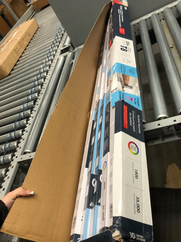Photo 1 of 5 Pack T8 LED 4FT Tube Light Bulbs Ballast Bypass
