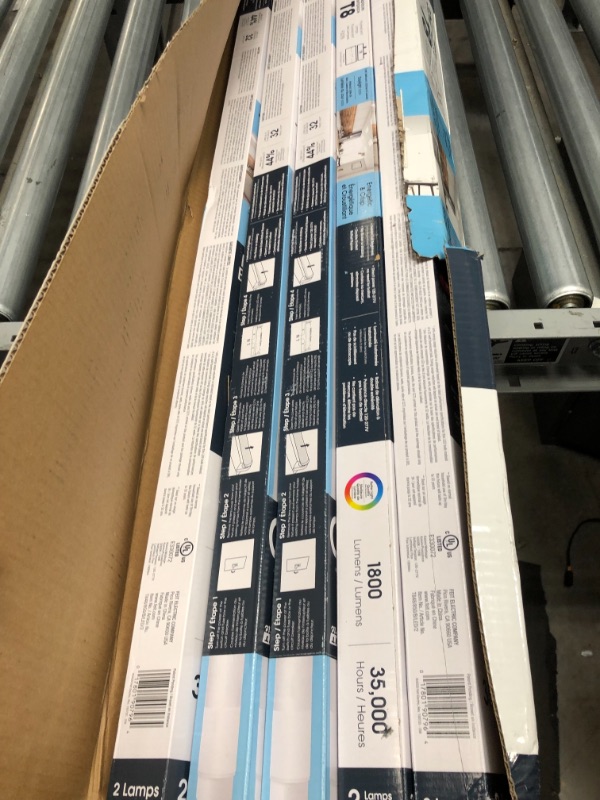 Photo 1 of 5 Pack T8 LED 4FT Tube Light Bulbs Ballast Bypass
