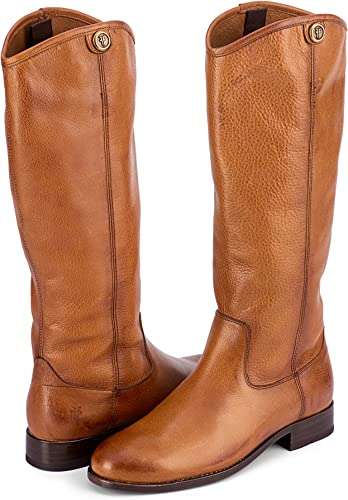 Photo 1 of Frye Melissa Button 2 Equestrian-Inspired Tall Boots for Women Made from Hard-Wearing Vintage Leather with Antique Metal Hardware and Leather Outsole – 15 ½” Shaft Height 
9M