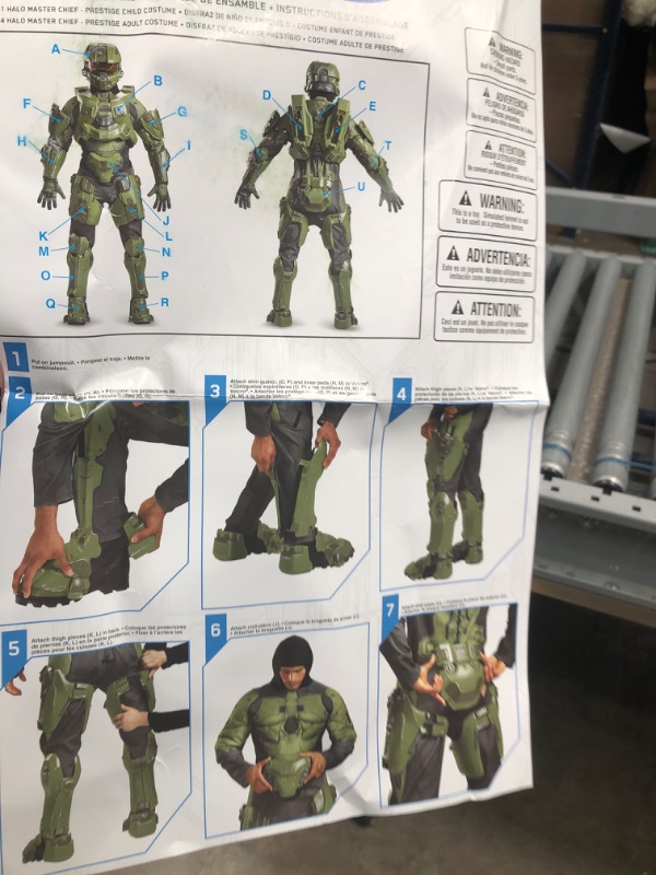 Photo 6 of ***PARTS ONLY*** Disguise Men's Halo Master Chief Ultra Prestige Costume