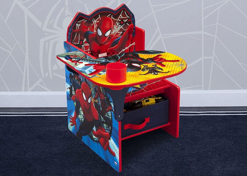 Photo 1 of Delta Children Chair Desk With Storage Bin - Greenguard Gold Certified, Spider-Man
