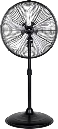 Photo 1 of Tornado - 20 Inch Heavy Duty Industrial Pedestal Stand Fan with Aluminum High Speed Blades Oscillating Movement and Adjustable Height - UL Safety Listed
