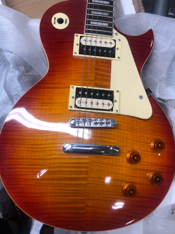 Photo 4 of Musoo LP-Style Electric Guitar With Epi ProBucker Pickup
