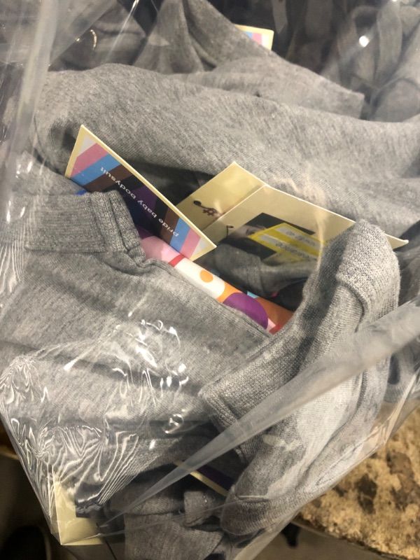 Photo 1 of bundle of 3-6 months cloths Pride Baby My First Pride Bodysuit - Heather Gray
