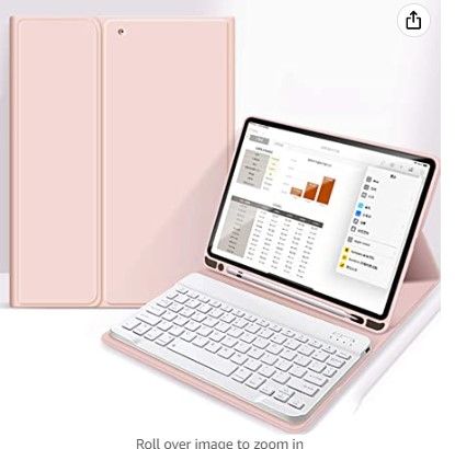 Photo 1 of Aoub Case for iPad Pro 11 3rd/2nd/1st Generation Baby Pink 